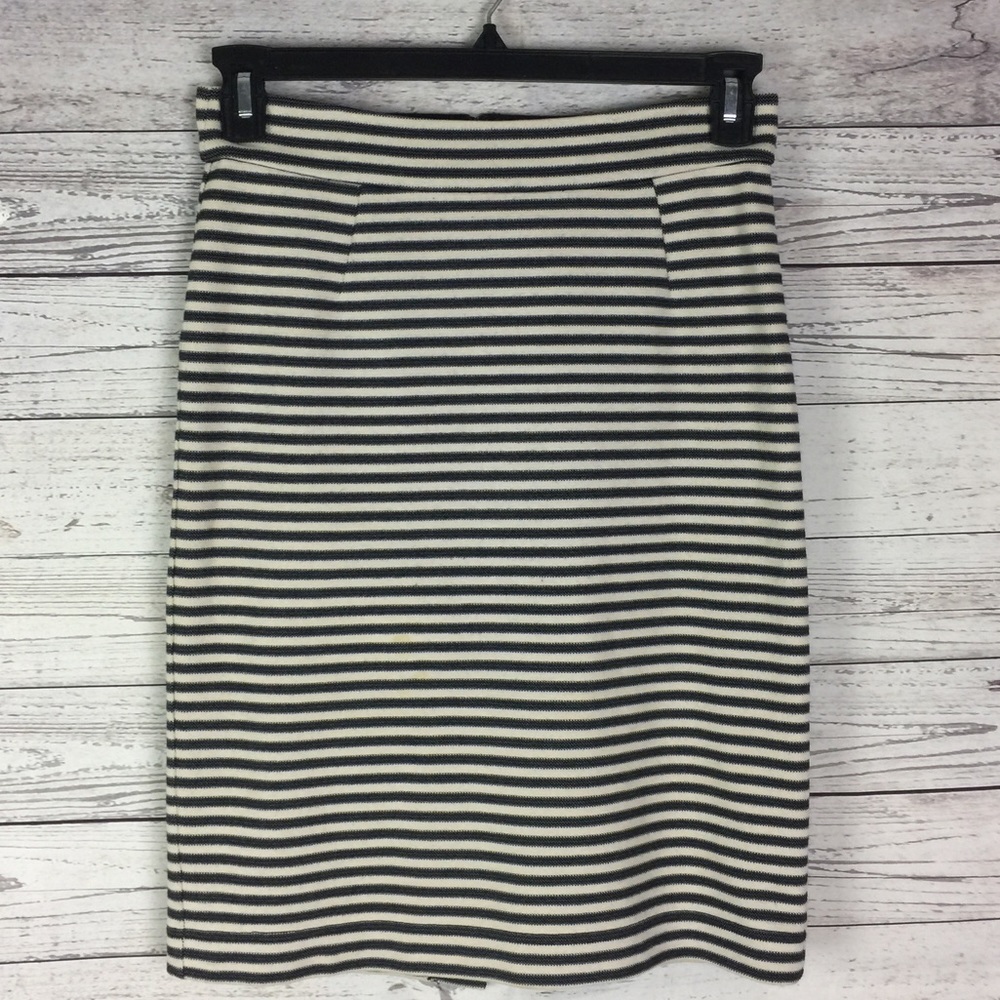 Banana Republic Striped Knit Pencil Skirt
